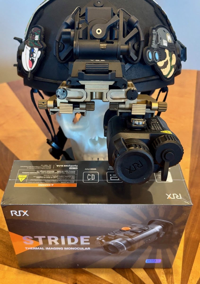 RIX Stride ST6 Lite Thermal Monocular mounted view 1