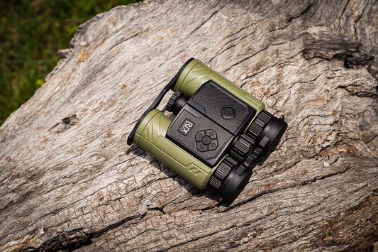 RIX Tactical MK-R3000 8x32 Range-finding Binocular with Ballistic Calculator