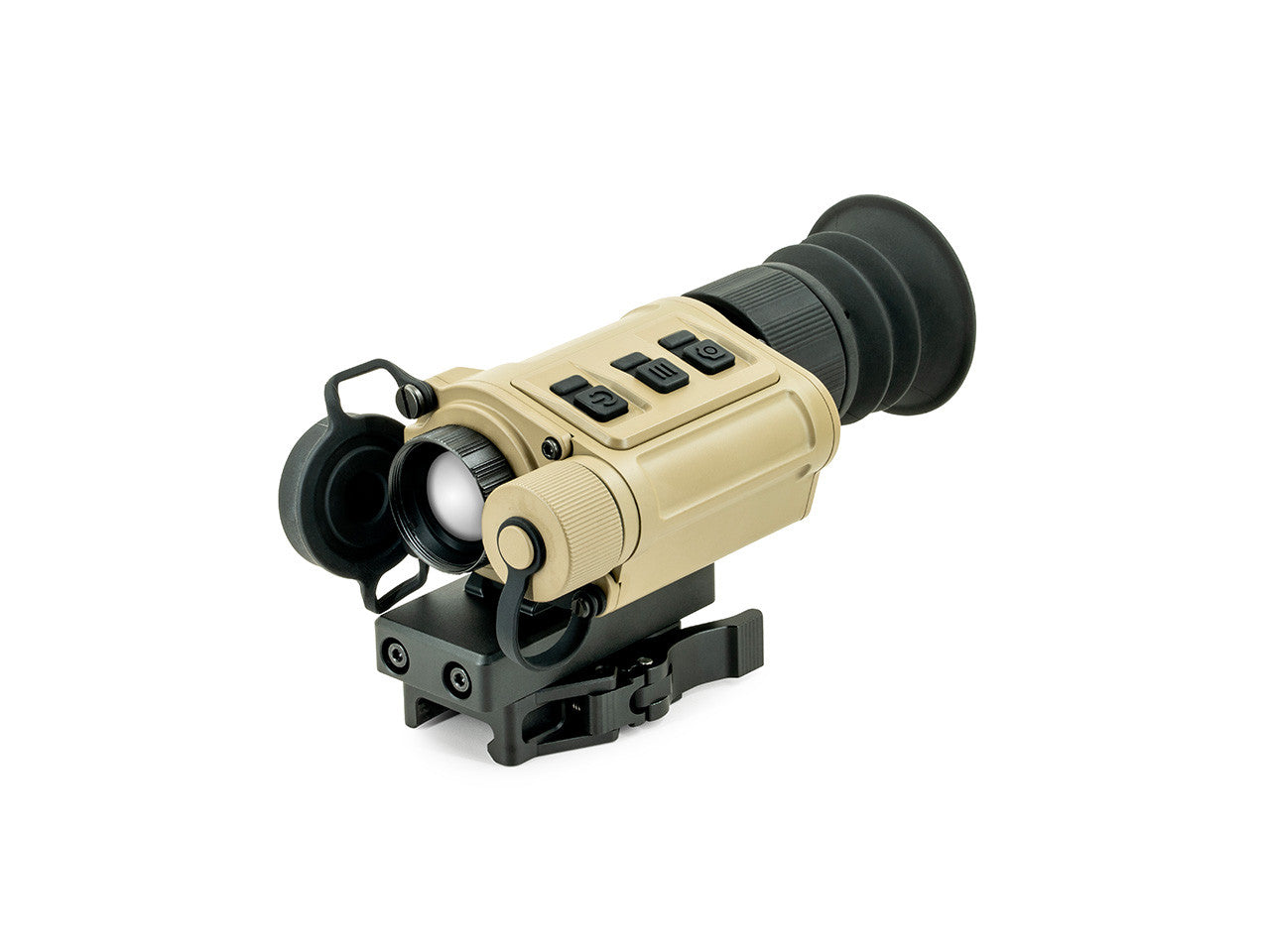 iRayUSA Rico Micro RH 25 V2 Thermal Rifle Scope with objective cap open view 1