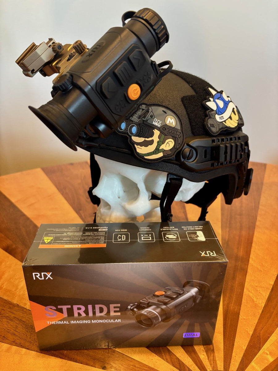 RIX Stride ST6 Lite Thermal Monocular mounted view 2