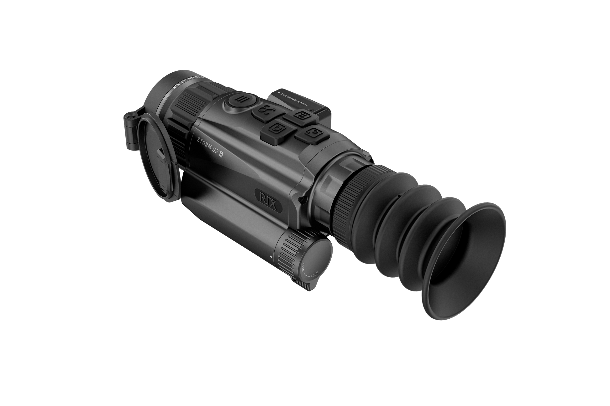 Rix Storm S3R LRF Thermal Rifle Scope thermal rifle scopehero product shot angle 4